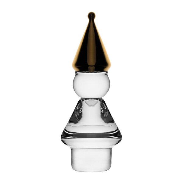 Magnor Husnisse juledekor 13,6 cm med gull lue