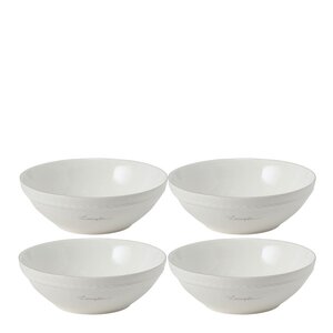 Lexington Icons skåler 15,5 cm 4 stk hvit/beige