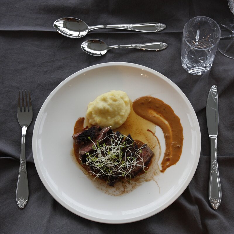 Hardanger bestikk Nina spiseskje 19,55 cm