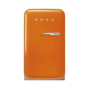 SMEG Minibar FAB5L venstrehengt oransje