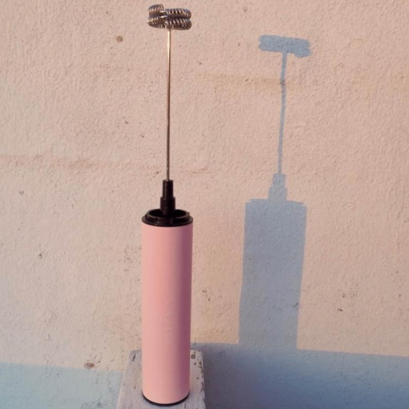 Coia Melkeskummer USB ladbar dobbelt vispehode rosa