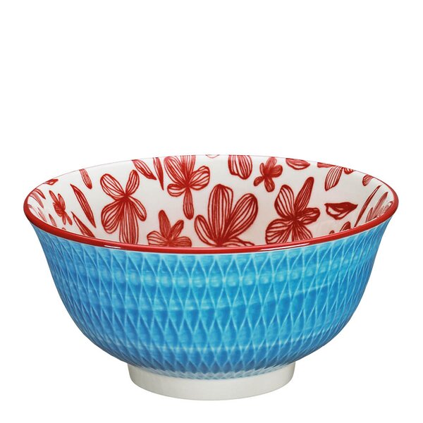 Cilio AMICI skål 85 cl 18 cm rombe blå