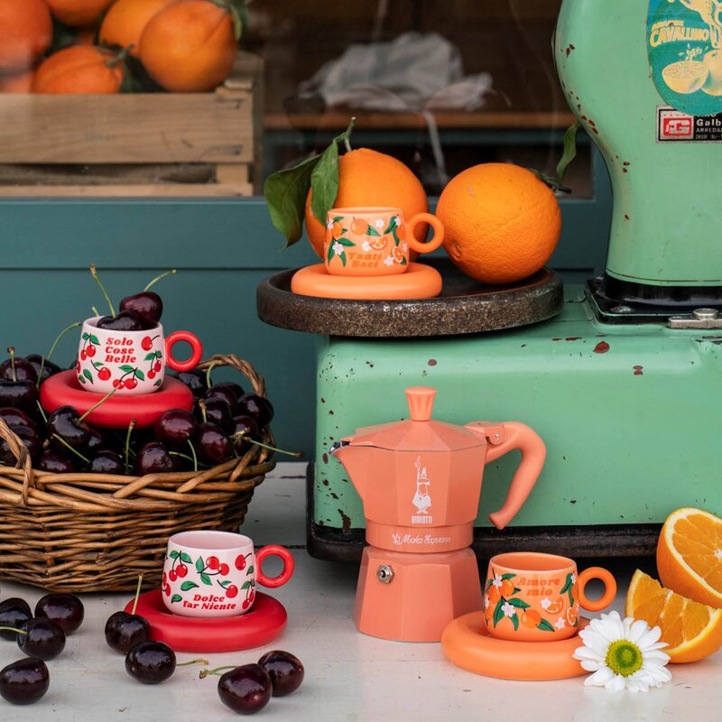 Bialetti Mercato Della Frutta krus 33 cl 2 stk multi