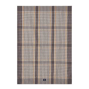 Lexington Rutete kjøkkenhåndkle 50x70 cm grå/hvit/fudge