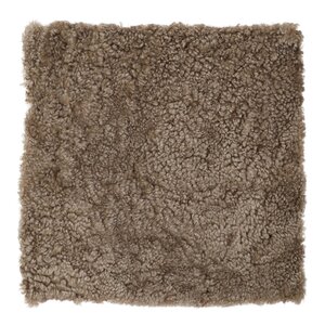 Natures collection A/S Sitteunderlag new zealand kort ull 40x40 cm sahara