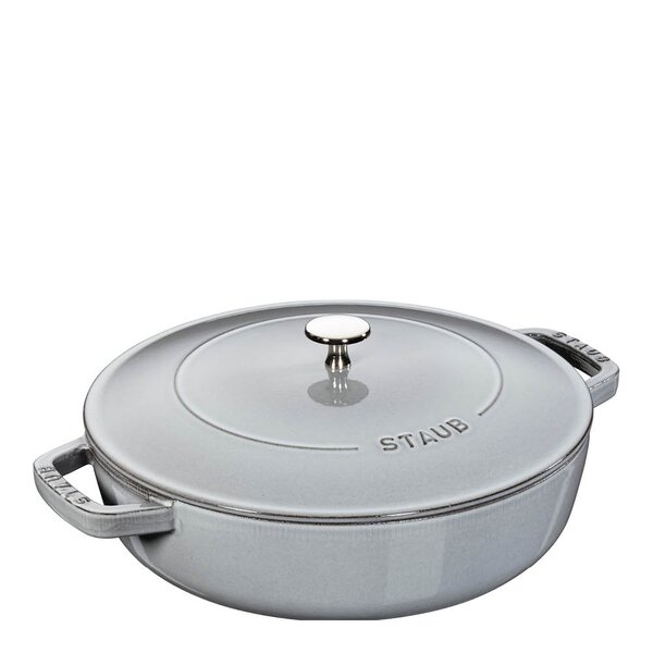 Staub Chistera sautépanne 28 cm 3,7L grå
