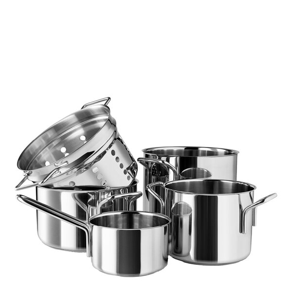 Eva Trio Stainless Steel grytesett 5 deler