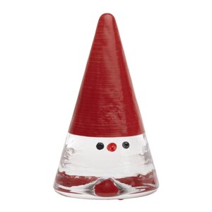 Kosta Boda Noel nisse 11,5 cm rød