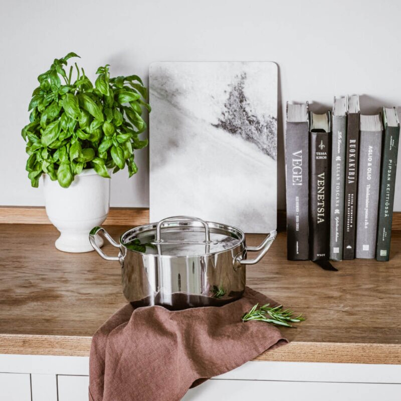 Heirol Steely Classic Triply gryte med lokk 20 cm 3L 