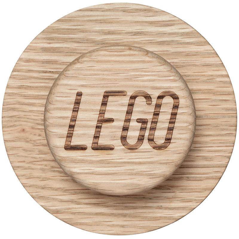 Lego Wooden collection LEGO® 1x1 knagger 3 stk såpet eik