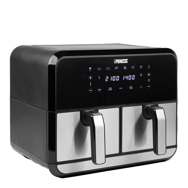 PRINCESS Airfryer dobbel 1802074  2x4L 2400W digital