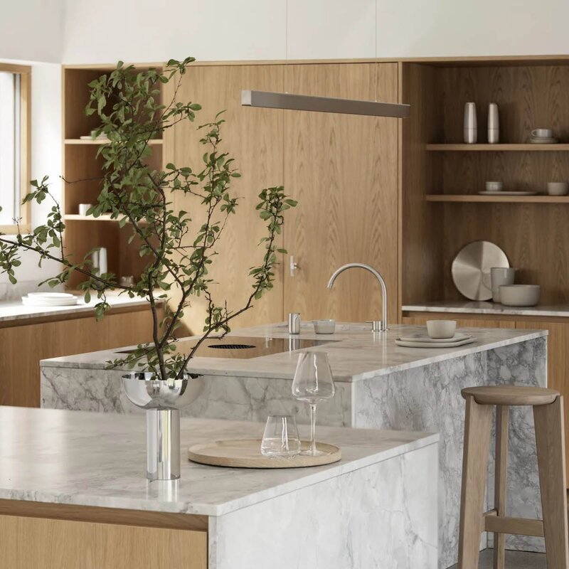 Blomus Oku serveringsbrett 25 cm eik