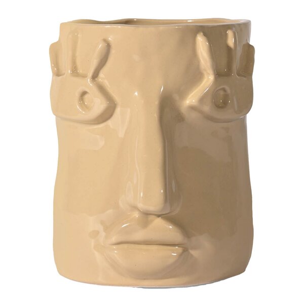 ByOn Facy krukke S 15,5x12x15 cm beige