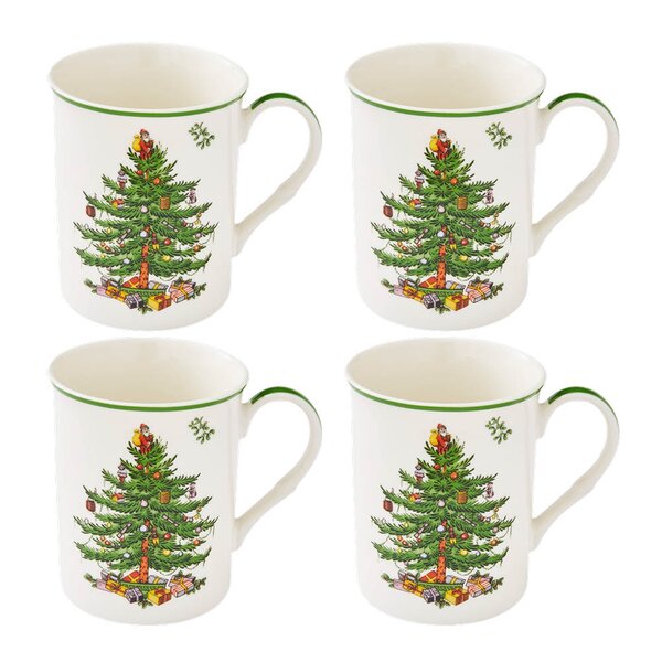 Spode Christmas Tree krus 30 cl 4 stk