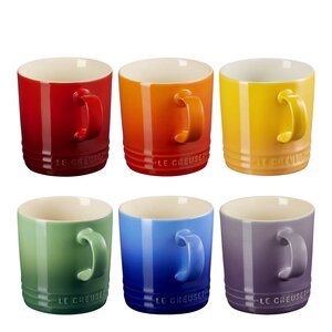 Le Creuset Rainbow krus 40 cl 6 stk 