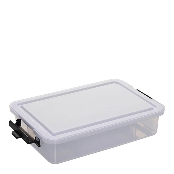 Farberware Snacklebox med 7 rom og plastbrett 20x33 cm hvit