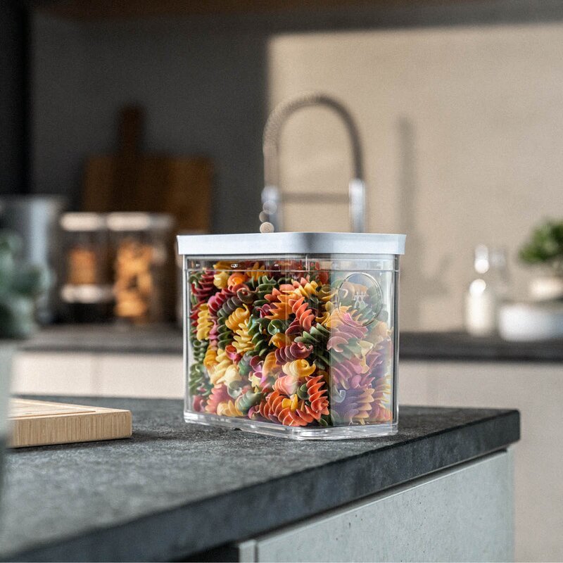 Zwilling Fresh & Save Cube rektangulær oppbevaringsboks med vakuumlokk 1,8L