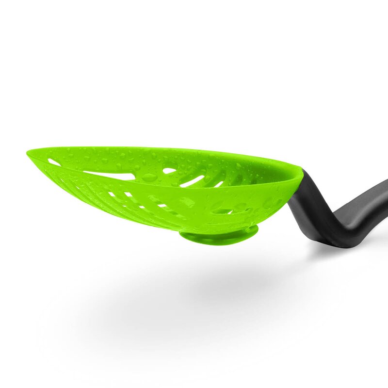 Dreamfarm Hullsleiv med vinklet håndtak 28,8 cm grønn