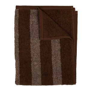 Fondaco Stripe badehåndkle 70x140 cm kaffe