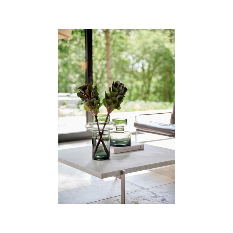Lyngby Glas Tube vase 40 cm smoke glass