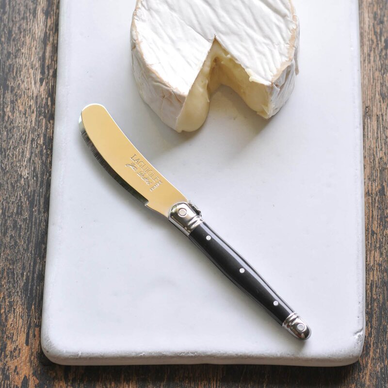 Jean Dubost Laguiole Laguiole smørkniv 15 cm svart