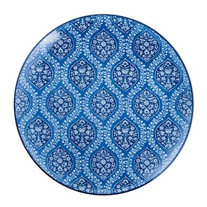 Stiernholm Sakura tallerken 26,5 cm blå/hvit