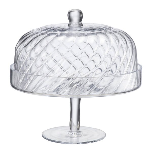 Stiernholm Classic kakefat 24 cm krystallglass