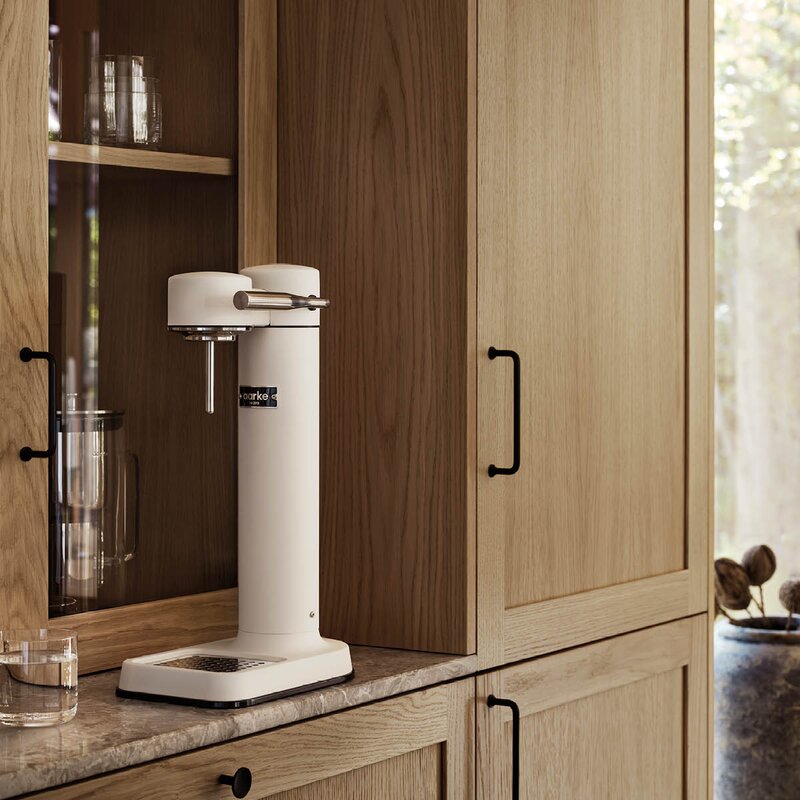 Aarke Carbonator 3 kullsyremaskin matt hvit