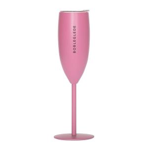 Pictureit Champagneglass termo BOBLEGLEDE 12 cl lys rosa