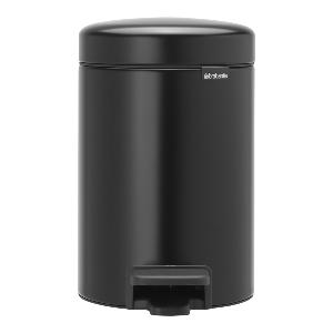 Brabantia NewIcon pedalbøtte 3L matt svart