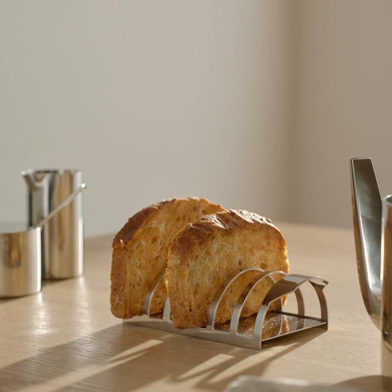 Stelton Arne Jacobsen toastholder 15,8 cm stål