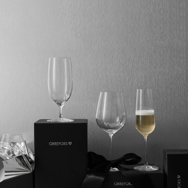 Orrefors Balance champagneglass 21 cl 4 stk