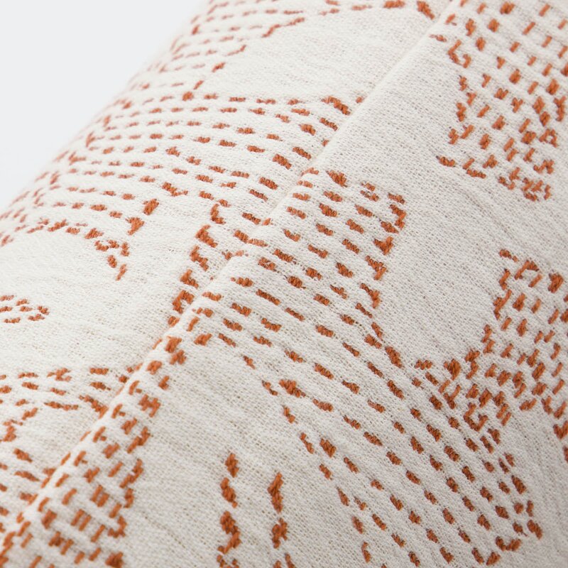 House Doctor Sari putetrekk i bomull 50x30 cm off-white/brun