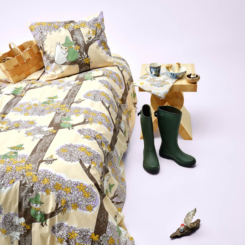 MoominArabia Mummi sengesett 140x200 cm venner for alltid