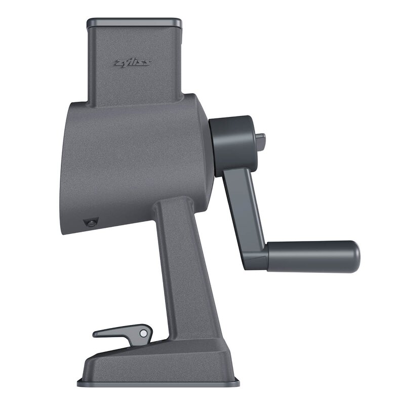 Zyliss Gourmet trommelrivjern 27,5 cm med 3 tromler grå