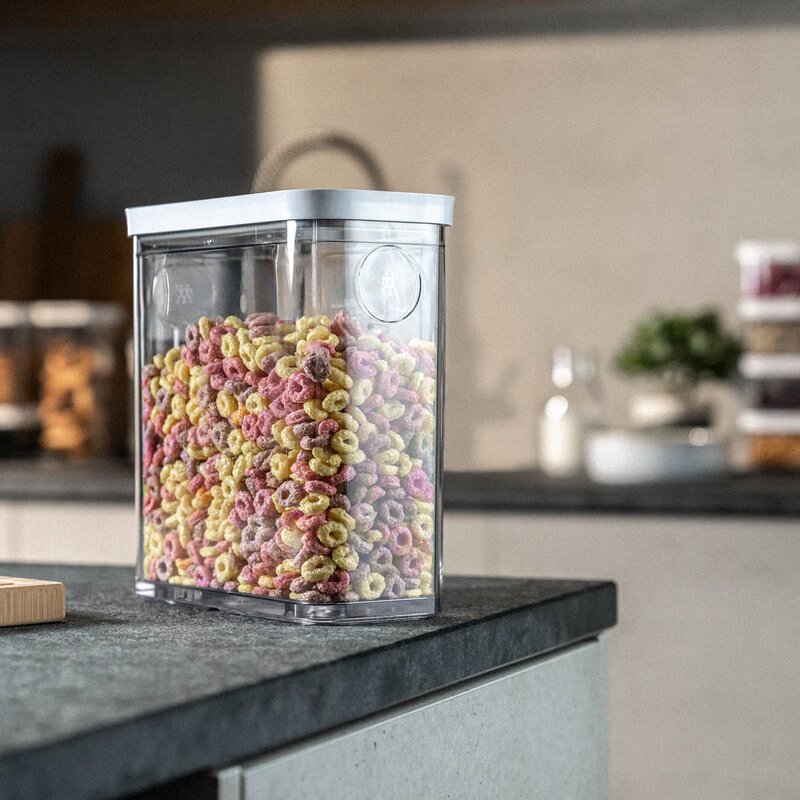 Zwilling Fresh & Save Cube rektangulær oppbevaringsboks med vakuumlokk 2,9L