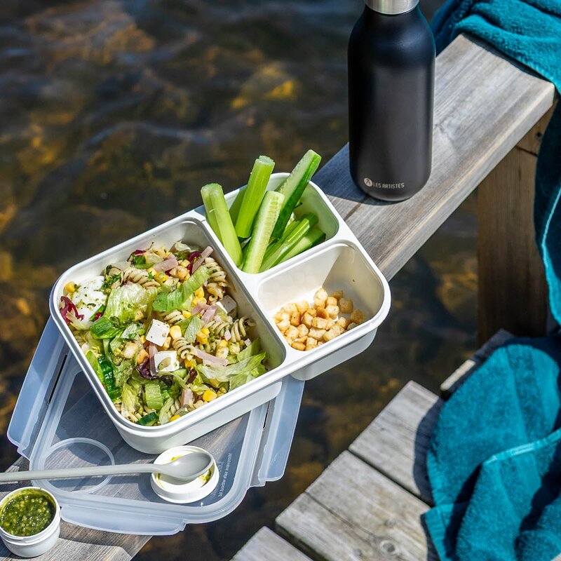 Modern House Smart box lunsjboks 1,5L hvit/klar