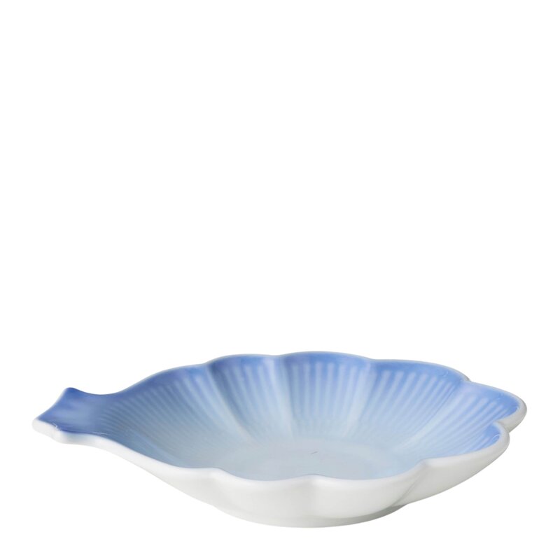 Royal Copenhagen Iris Curl fat dypt 16 cm blå