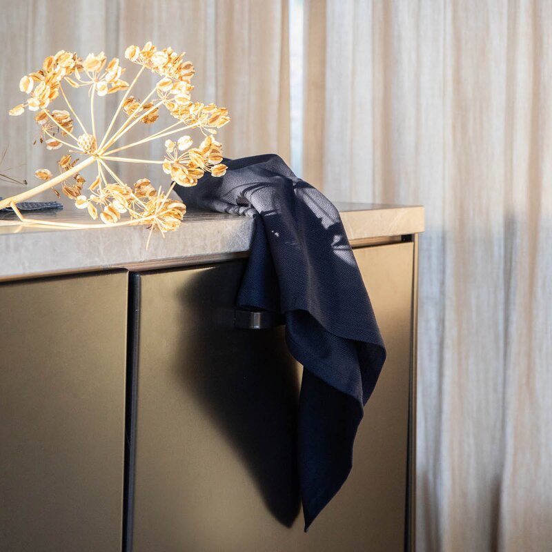 The Organic Company Kjøkkenhåndkle 53x86 cm mørkeblå