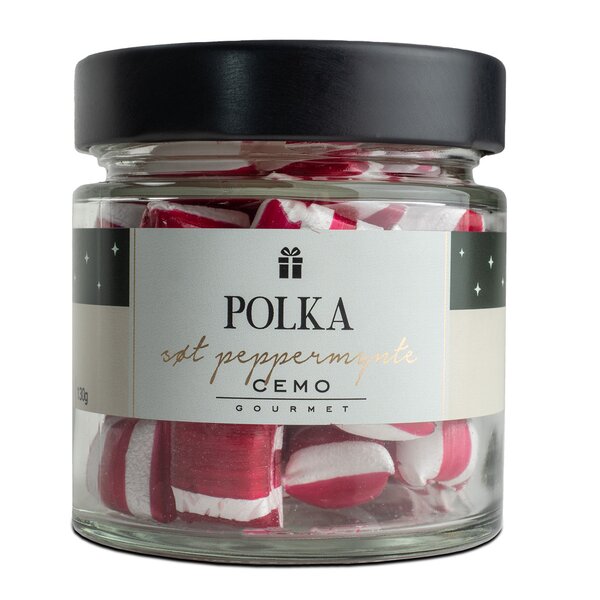 Cemo – Polkadrops søt peppermynte 130g