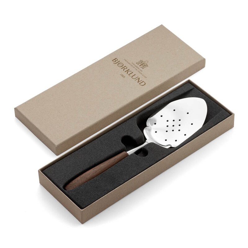 Bjørklund Treskaft fiskespade 24 cm valnøtt