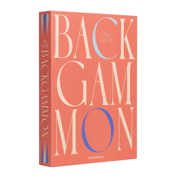 Printworks Classic art of backgammon spill oransje