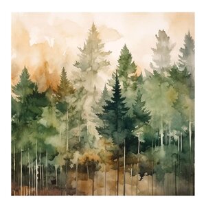 Ambiente Serviett 33x33 cm 20 stk Evergreen Trees