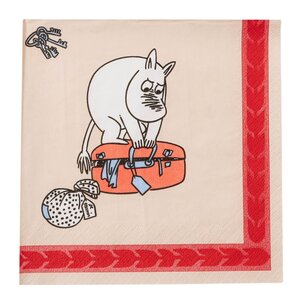MoominArabia Mummi serviett 33x33 cm 20 stk Ferieklar