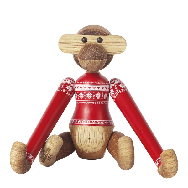 Kay Bojesen Denmark Ape christmas jumper 2024 mini teak/limba