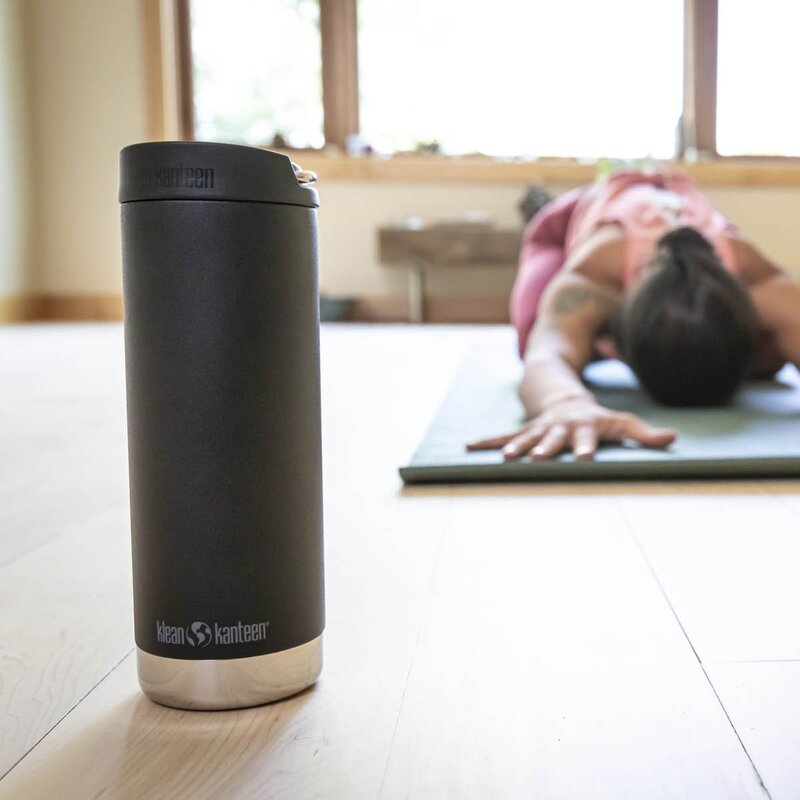 Klean Kanteen TKWide termokopp 47 cl med kafélokk svart