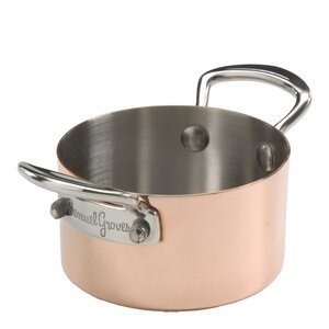 Samuel Groves Serveware minigryte i kobber 9 cm 0,25L