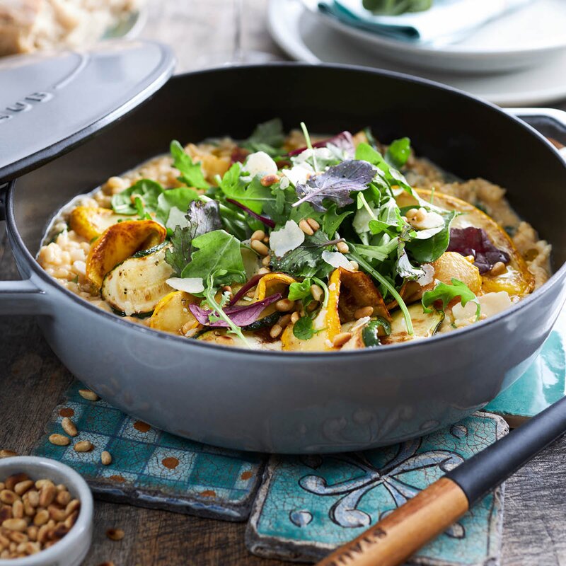 Staub Chistera sautépanne 28 cm 3,7L grå