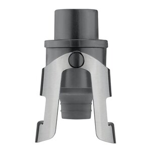 Innovine Champagnestopper i rustfritt stål 13,5x6,5 cm grafitt