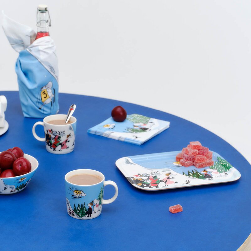 MoominArabia Mummi serviett 33x33 cm skihopp